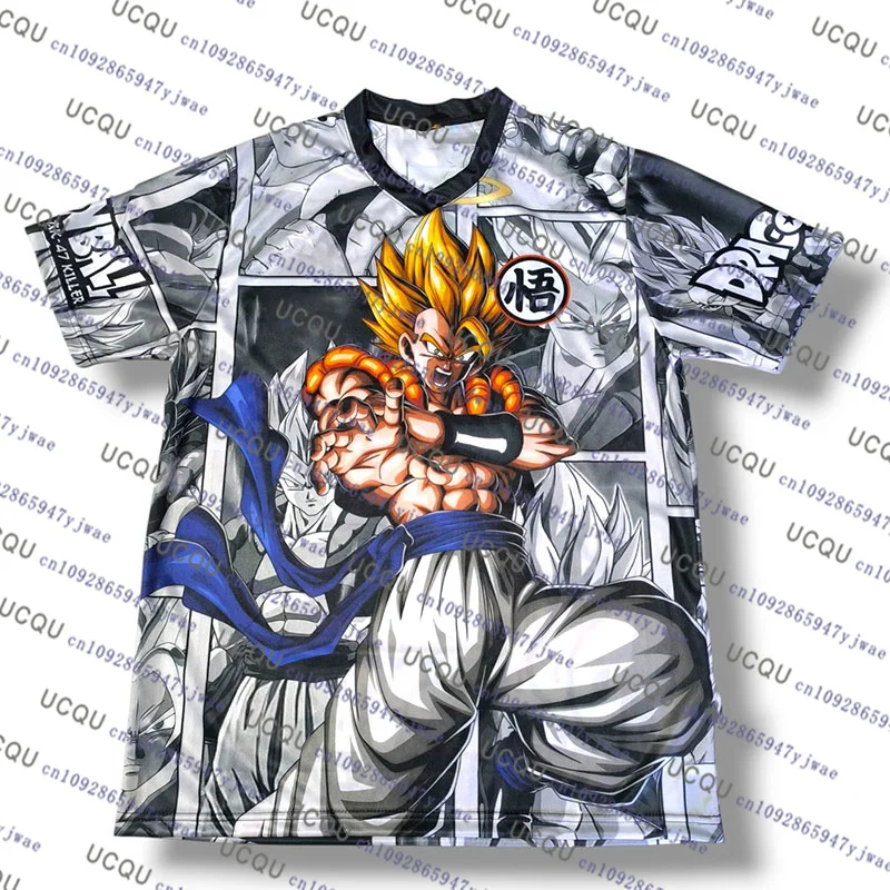 Japan Anime Special Edition Jersey Dragon Ball Theme Wujita 3D Print Men's Women Autumn Casual Sports Tee Bandai Cosplay Tshirt