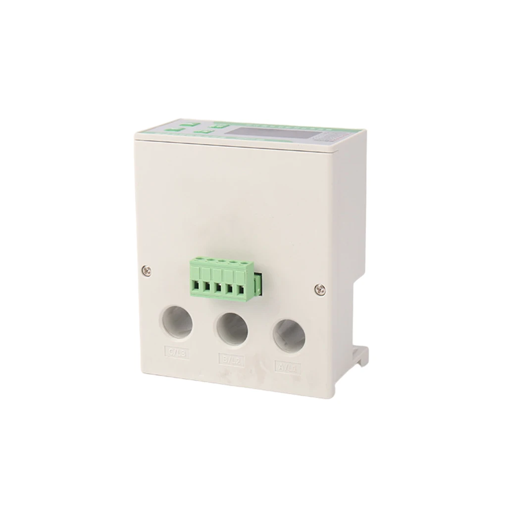Motor Overload Adjustable Protector 3-phase Unbalance Protection Relay Guide Rail Mounted Protective Device AC380V