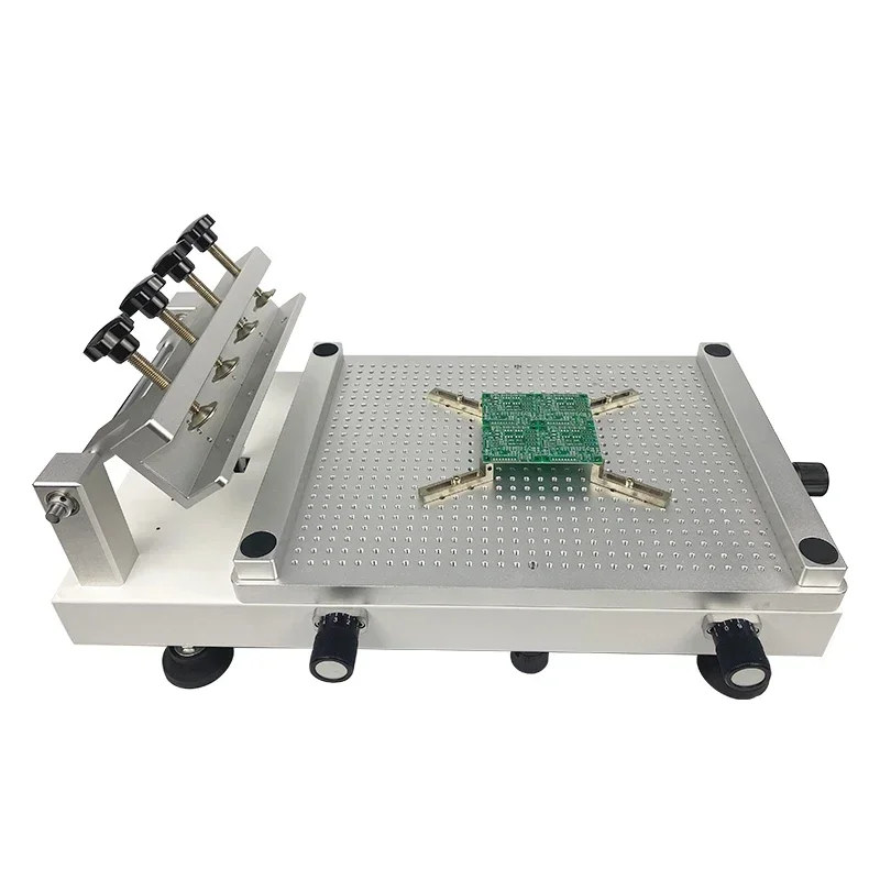 LYBGA Oil Pressure Chip Repair Solder Paste Printer Manual Silkscreen Printing Red Glue Print Platform Max Size 280x400mm