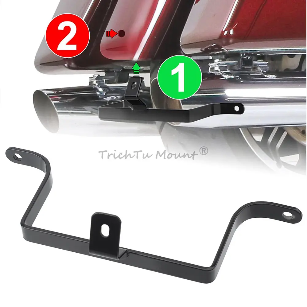 10 "الحاجز الخلفي دعم قوس حامل السرج ل هارلي بجولة الطريق الملك إلكترا/الشارع/الطريق/جولة الإنزلاق 1981-2008 المحرك #1