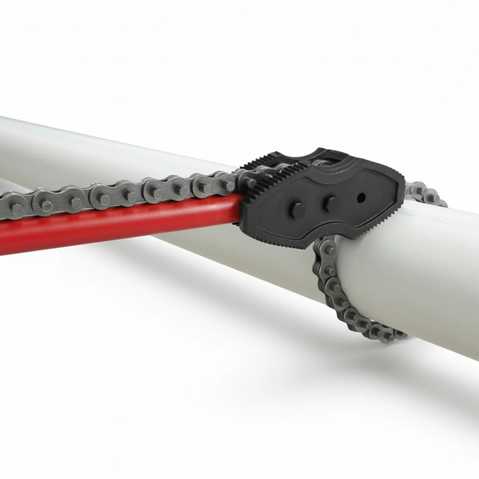 

64-дюймовый цепной ключ для масляных фильтров, усиленный, регулируемый, подходит для труб диаметром 2-12 дюймов, с цепью длиной 56,7 дюймов для масляных фильтров