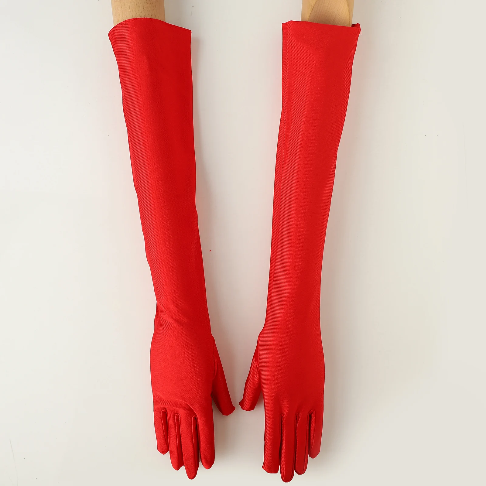 Frauen verrückte Gothic Kostüm Halloween Cosplay weiße und schwarze Perücke mit langen Handschuhen bösen Bösewicht Charakter Zubehör für Party