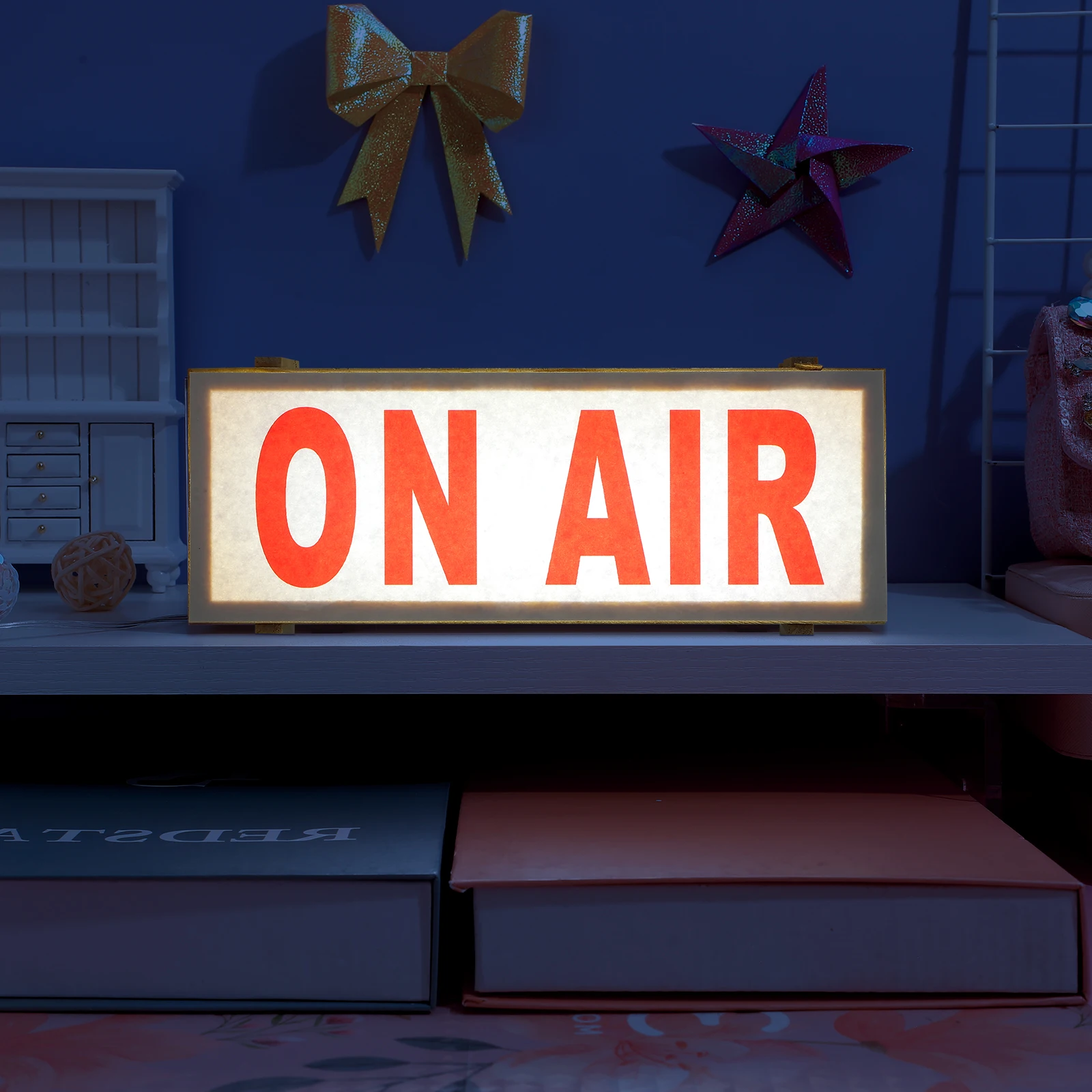 مصباح LED من الخشب الصلب يعمل على مصباح ديكور للمنزل والبار والمكتب وديكور الحائط وإضاءة ليلية متوهجة ناعمة #5