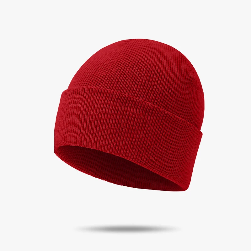 Herbst- und Winter-Wollmütze, einfarbig, kältebeständig, gestrickt, verdickt, mit Ohrenschutz, winddicht, lockere Passform, für Herren. – Detail 9