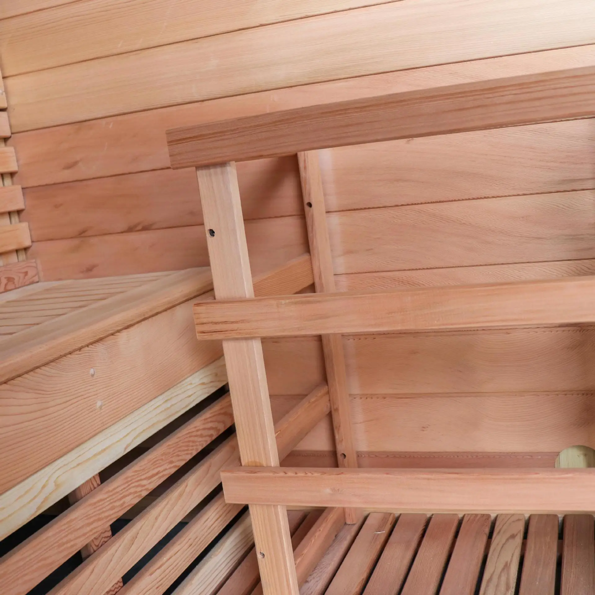 ساونا من الخشب الصلب الراقية، غرفة بخارية منزلية فاخرة وتجارية، ساونا خشبية بوتيك