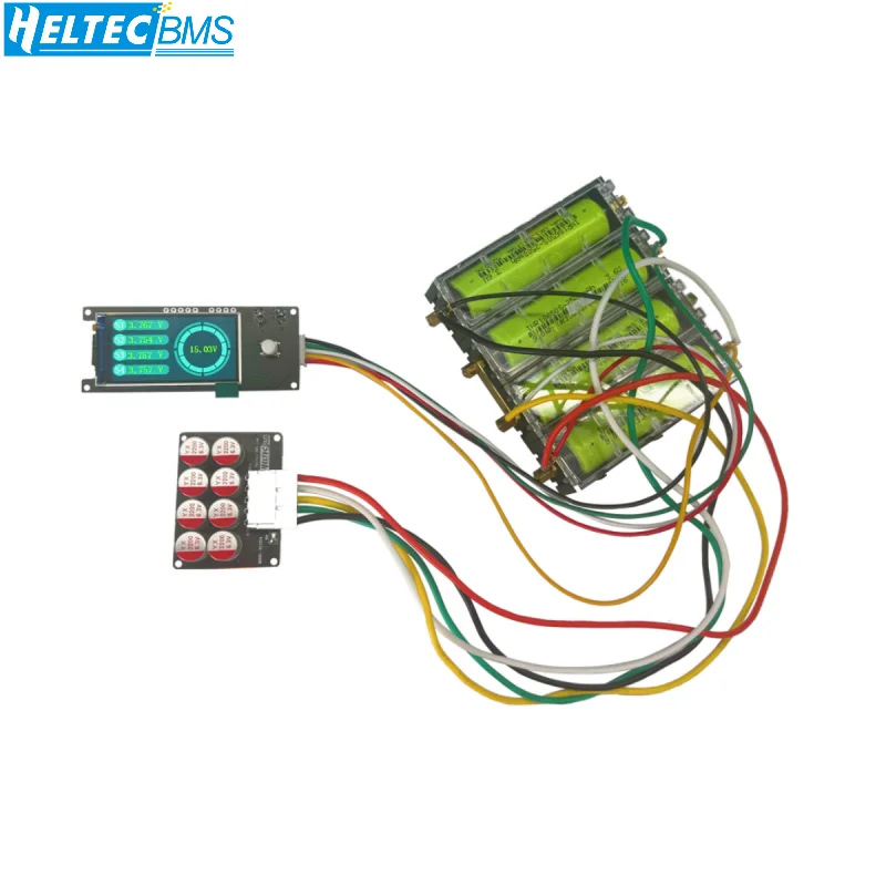 Imagem -03 - Testador de Tensão da Bateria com Display Tft 4s Bateria 2v4.5v Helicópteros Bms