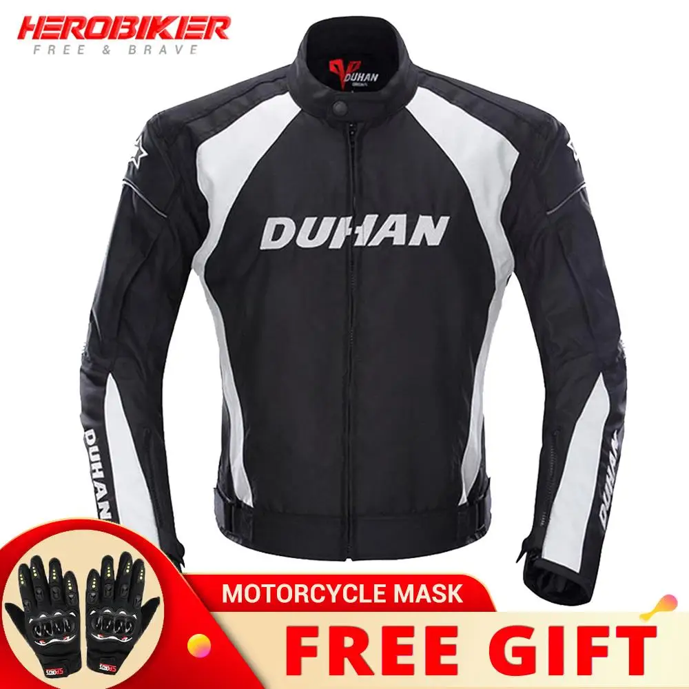 

DUHAN Motorbike Jacket Men Waterproof Motorcycle Jacket Moto Cycling Jacket With Warm Liner Motocross Jacket Moto Riding Clothes