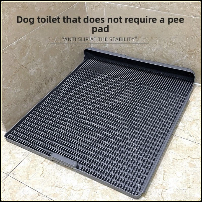 Integrierte extra große Hundetoilette, Indoor-Haustier-Toilettenbecken für kleine, mittelgroße und große Hunde sowie Golden Retriever. – Detail 2