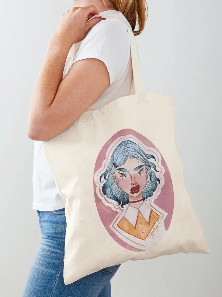 

Blu Hair Babey Tote Bag shopper bags tote bag women woman shopping bag handbag