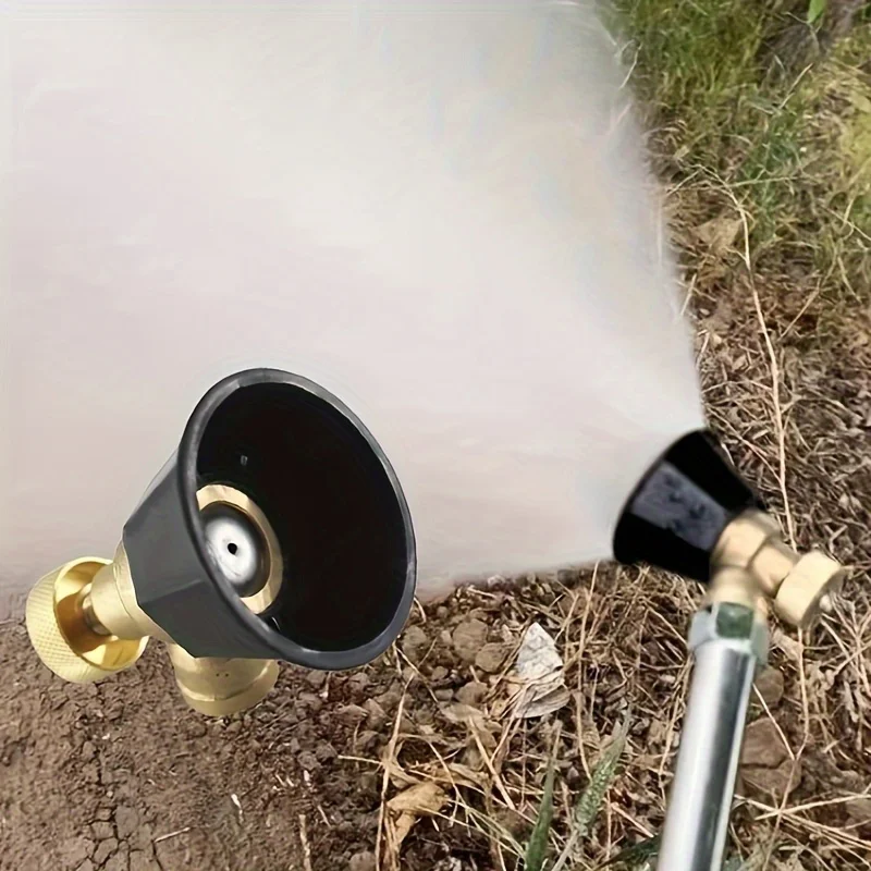 1pc Agricultural High-Pressure Air Vortex Spraying Nozzle Adjustable Water Outlet Nozzle For Flower Grass Gardening Sprink