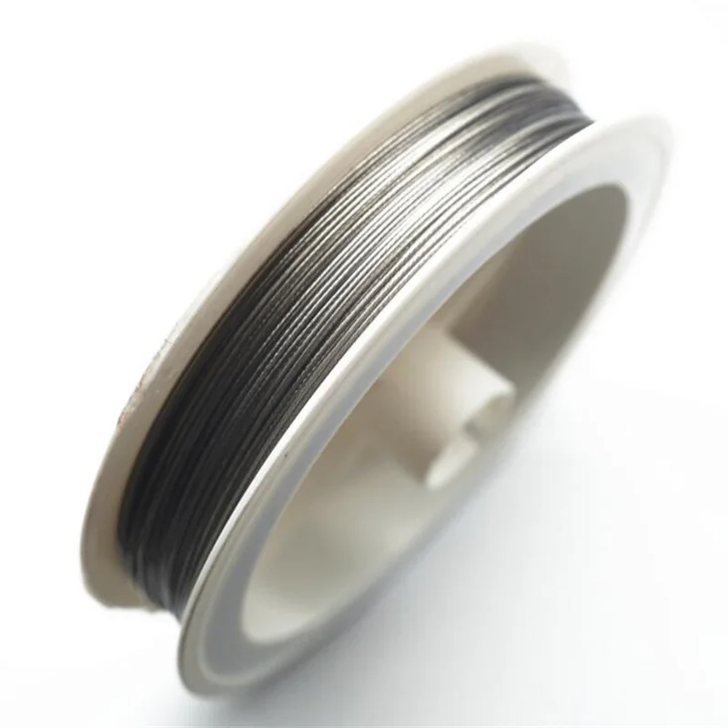 1 Roll/lots 0.3-0.7mm Resistant Strong Line Stainless Steel Wire   For Diy Jewelry Making Jewelry Finding Accessories