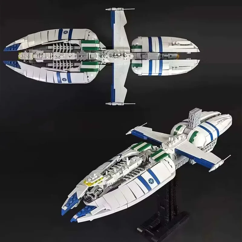 NEW Space Plan Moc Munificent-class Star Frigate Building Blocks Starfighters DIY Assembly Bricks Creative toys Model