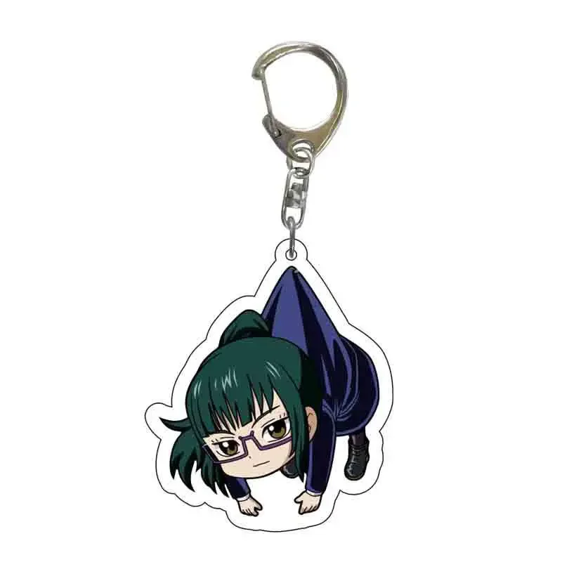 Acrylic Key Chains Itadori Yuji Fushiguro Megumi Gojo Satoru Fashion Jewelry Anime Peripherals Pendant Cosplay DIY Props Toys