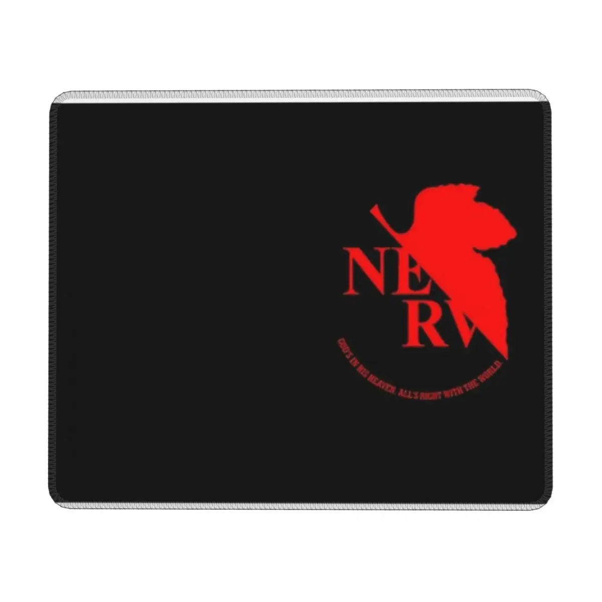 Alas Mouse aksesoris Gaming NERV EVA, tikar Mousepad komputer, alas meja Gamer