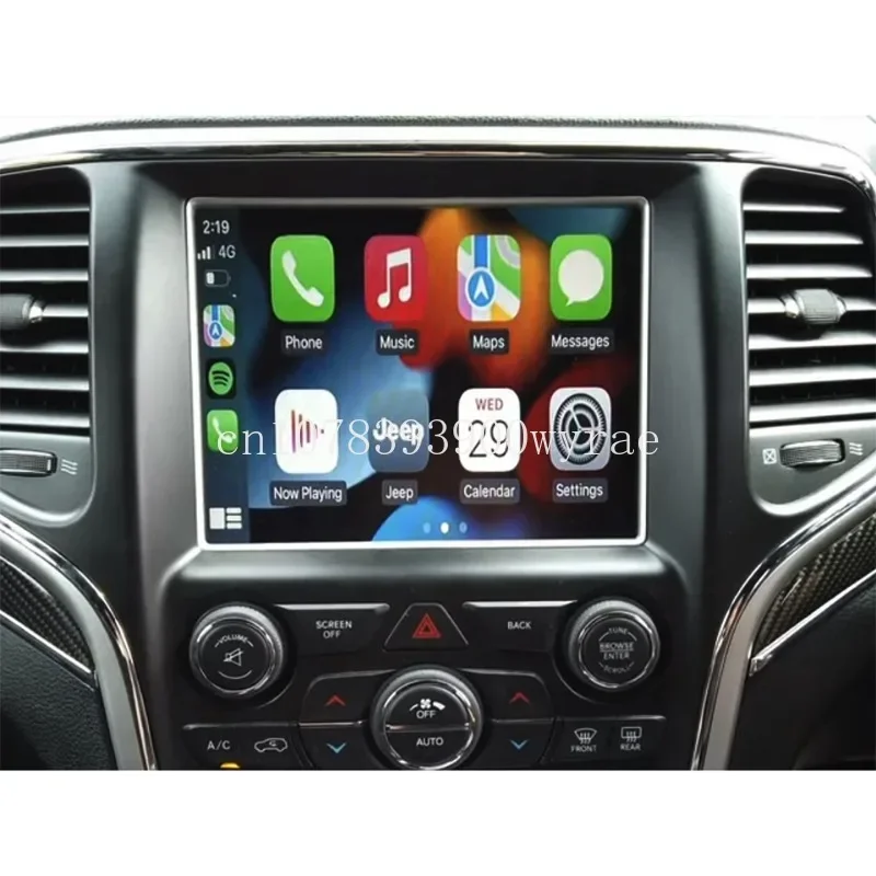 

Car Radio Upgrade IOS CarPlay Video Interface for Jeep Cherokee /Grand Cherokee Uconnect 8.4" System Reversing Camera Adapter