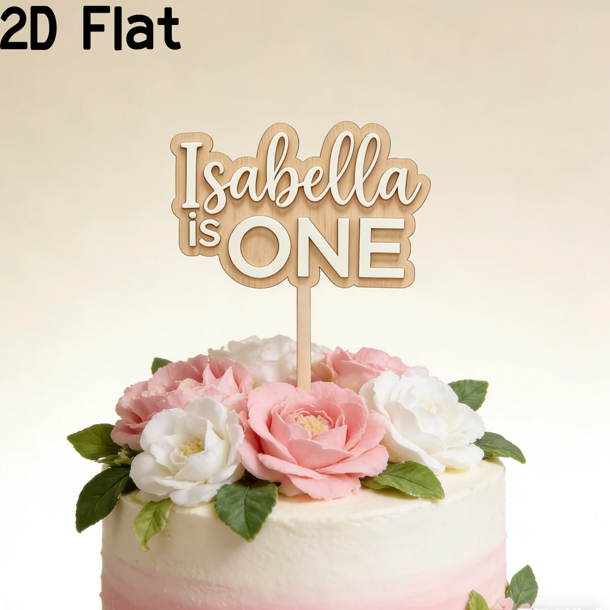 1 Pieza de Adorno de Pastel de Madera y Acrílico con Nombre Personalizado, Ideal para Familiares y Amigos, Decoración Festiva para Bodas, Cumpleaños, Aniversarios, Graduaciones, Regalo