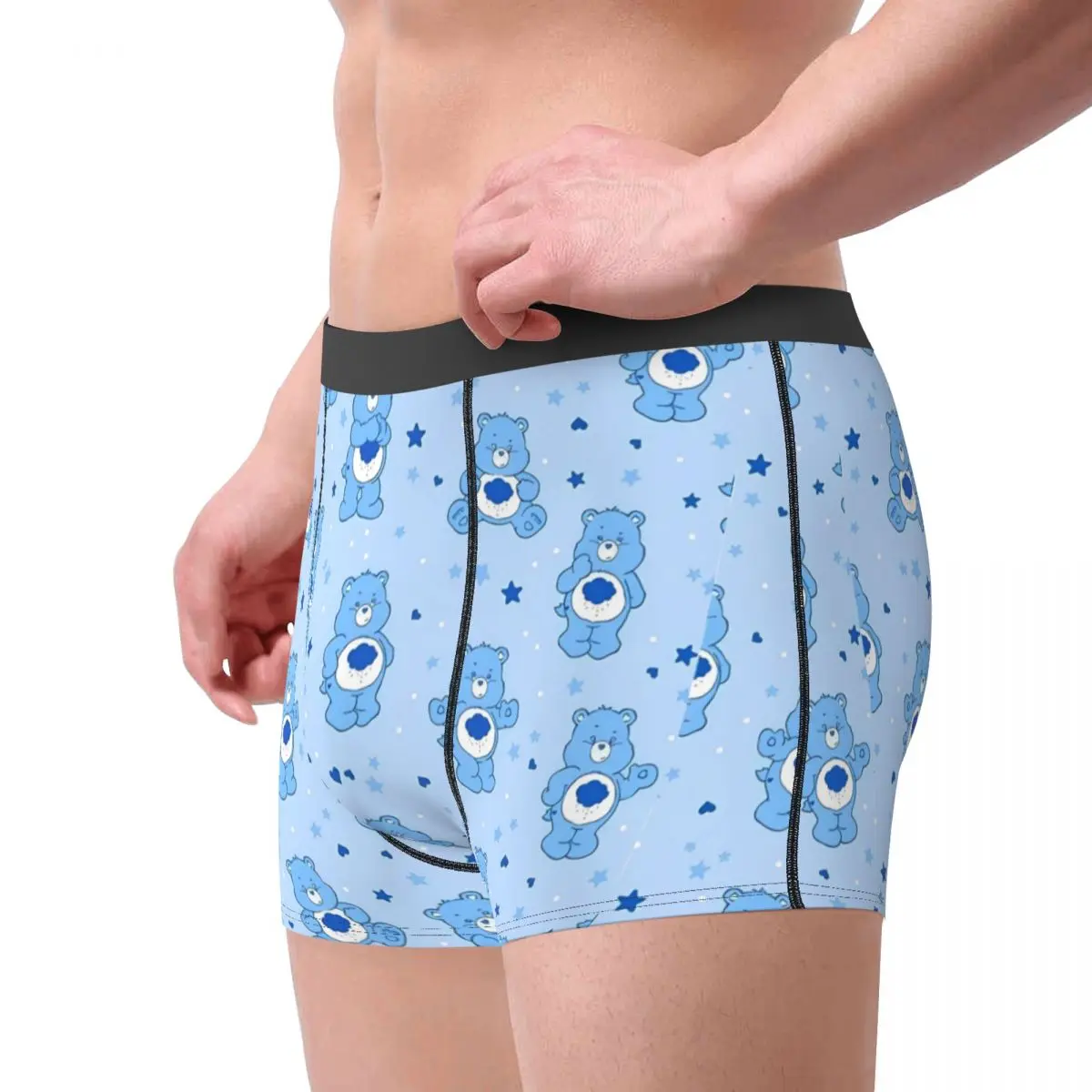 Care Bears Boxer Shorts Pouch ชุดชั้นในคุณภาพการพิมพ์ Boxer Brief Soft Trend Men's Underpants ขนาดใหญ่