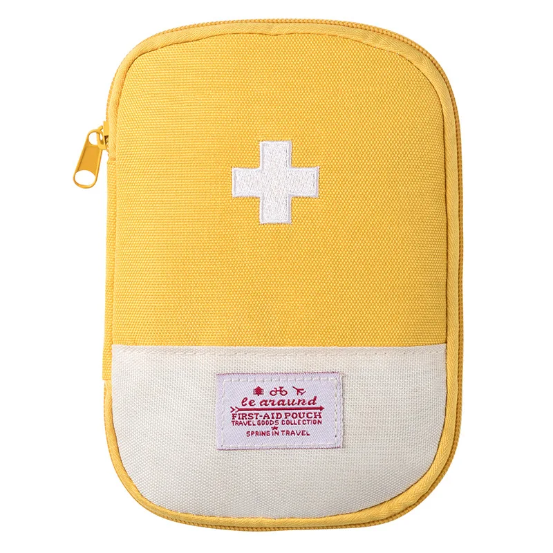 1 Piece Portable Medical Kit Medicine Storage and Dispenser Bag Travel Outdoor Pill Box Storage First Aid Kit