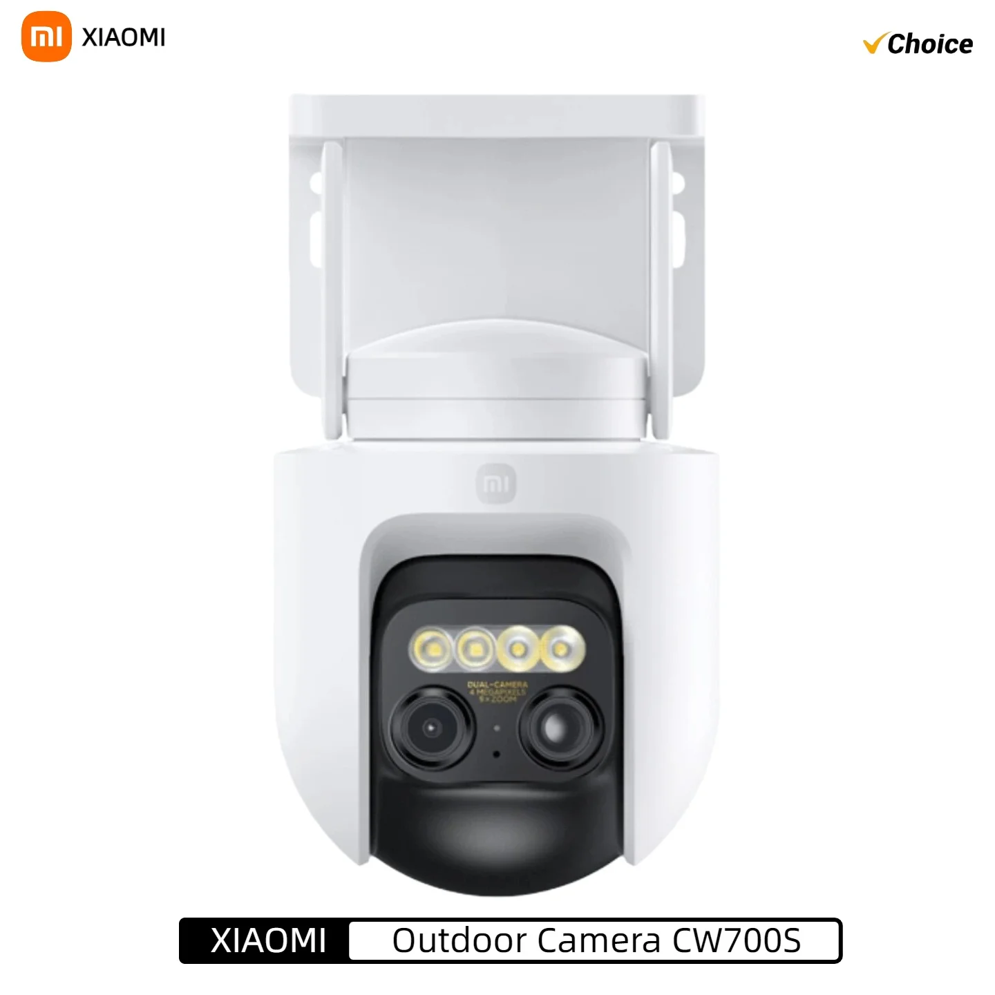 

Xiaomi CW700S Outdoor Security Camera 2.5K 9X Zoom IP66 AI Human Vehicle Detection Color Night Vision WiFi Cloud Storage H265