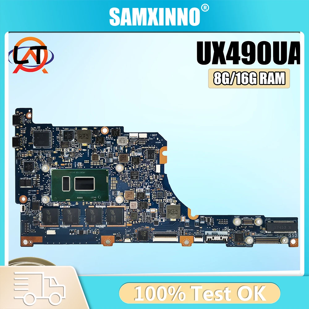 

Материнская плата для ASUS UX490U UX490UAR UX490UAK UX490UA i5 I7 ZenBook UX490UB UX490UC UX490UD UX480UA UX500UA UX490UF UX490UL