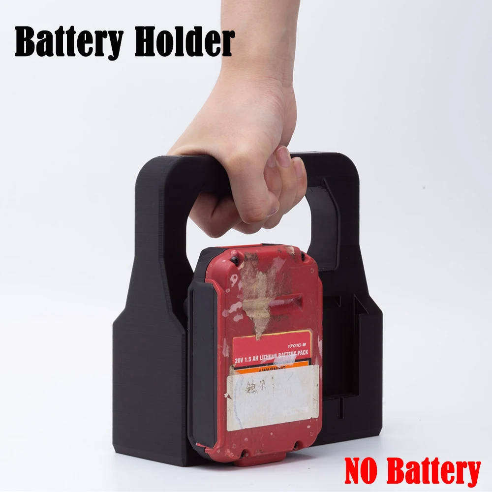 

4x Battery Basket Carrier Caddy Holder Storage Rack Basket Bracket Holder For Bauer 20V Battery (NO Batteries)