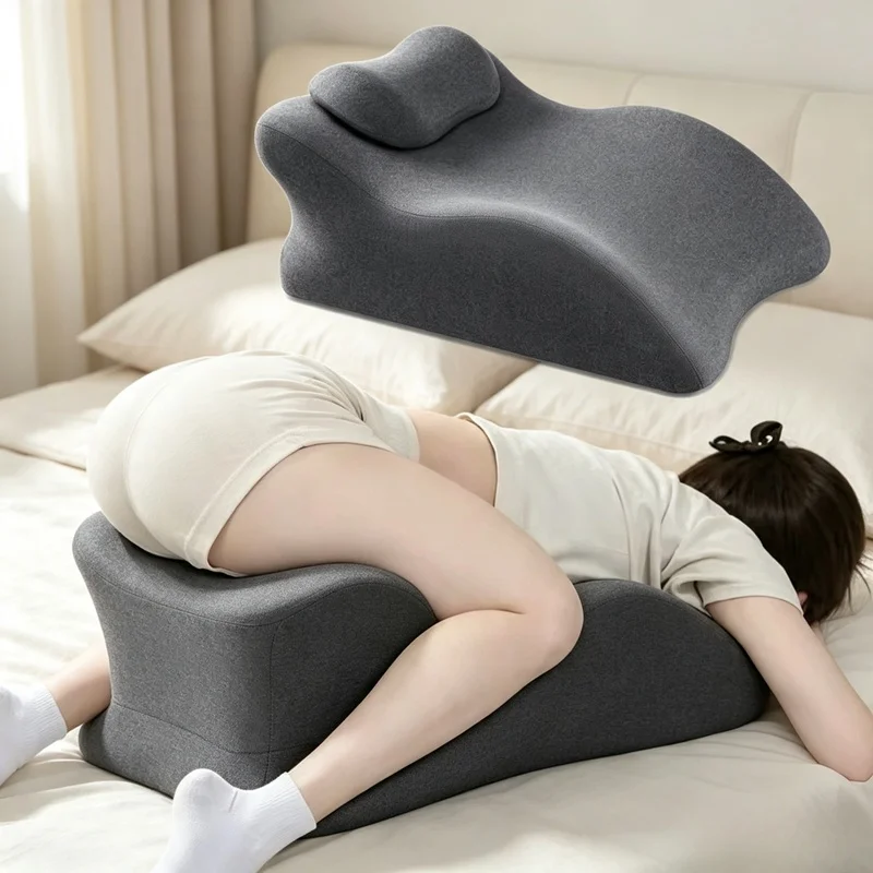 Multifunctional Prone Pillow, Intimacy Support Bed Pillow for Lying Down, Sleeping & Playing Mobile Phone