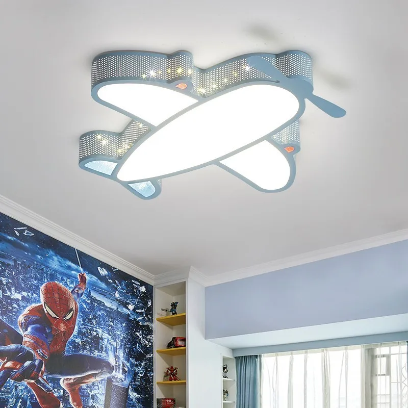 

Cartoon Airplane Kids Ceiling Light Boy Kid Room ing Children Bedroom Child Lamp