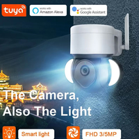 SHIWOJIA 5MP HD TUYA WIFI Camera Smart Cloud Support Google Home Alexa Two-way Voice Full-color Night Vision Humanoid Detection