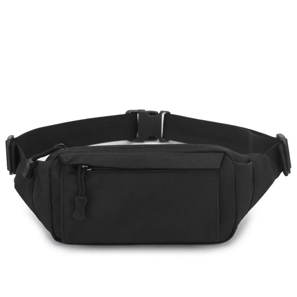 Men\'s Waist Bag Tactical Pouch Men Shoulder Belt Bags Hip Sack Oxford Cloth Belly Waterproof Banana Male Fanny Pack for Phone