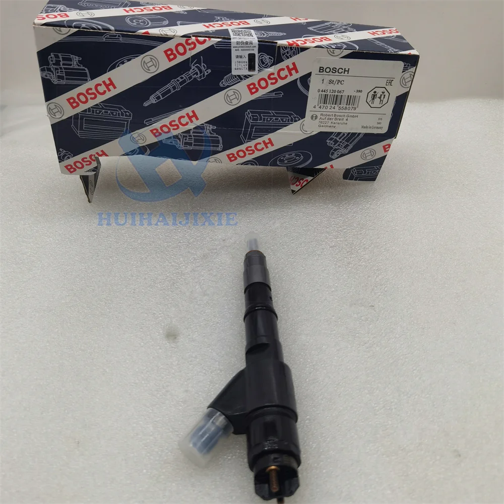 Детали строительной техники Форсунка дизельного топлива Common Rail 0445120067 2079868   Для экскаватора Bosch Volvo D6E EC210 EC210B KHD