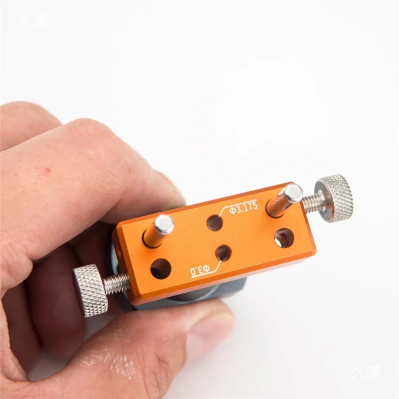AB13-Center Opener Round Glue Stick Hole Locator Positioning Vise-Center Punch DIY Model Making Tools