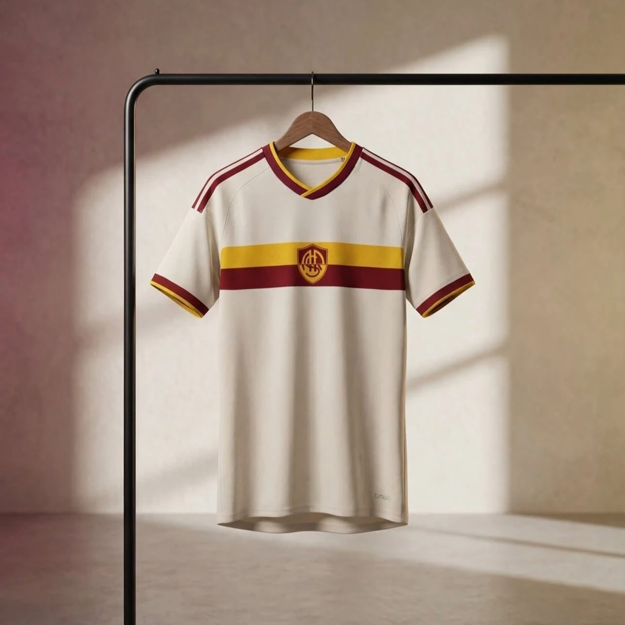 2026-27 Neue Saison Roma Match Retro Fußballtrikot Herren 3D-Druck Trikot Sommer Atmungsaktiv Schnelltrocknend Match Sportbekleidung – Detail 6