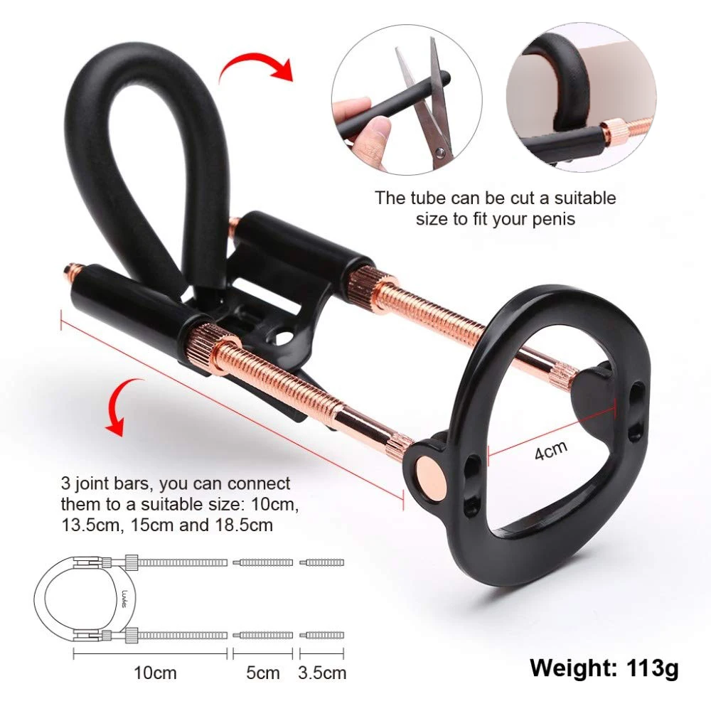 Penis Extender Adjustable Training Stretcher Kit Dick Enlargement Traction Device Penis Enlarger Sex Toys for Men Sexual Toys