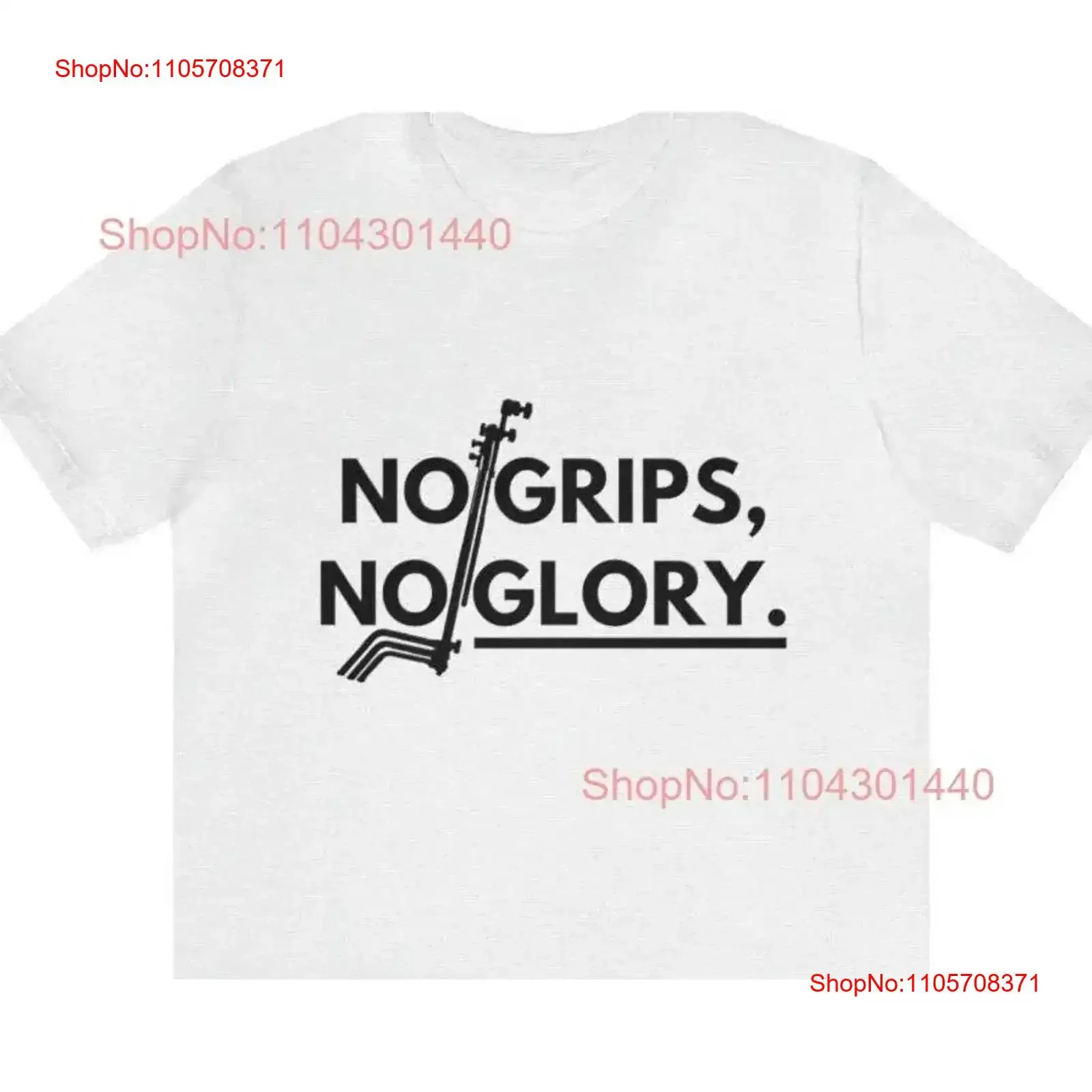 Grip Team No Grips Glory T Shirt Funny Film Cinema Filmmaker Student vintage Washed homme streetwear Stretched Soft