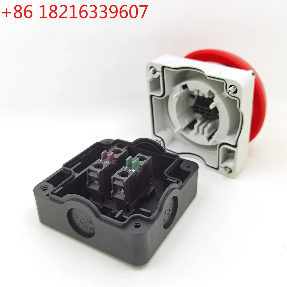 YAO Foot Palm Switch FAK-R/KC11/I Mushroom Push Button Switch Emergency Stop Pedal  Manual Foot  1NO+1NC