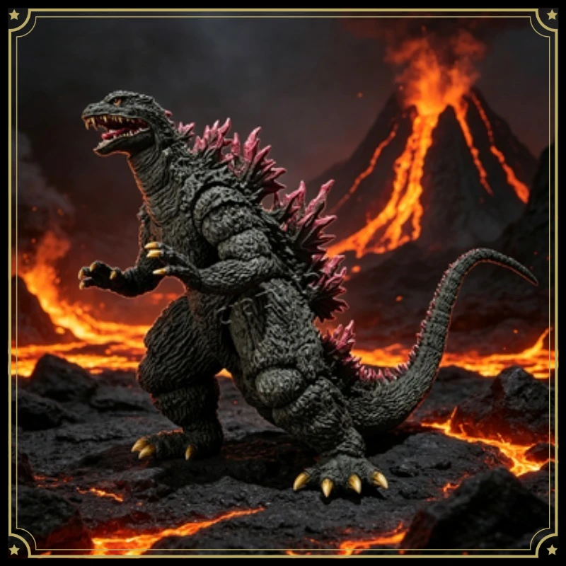

In Stock Bandai S.H.MonsterArts Shm GODZILLA 2000 Godzilla Vs Megaguirus Action Figure Collection Gift