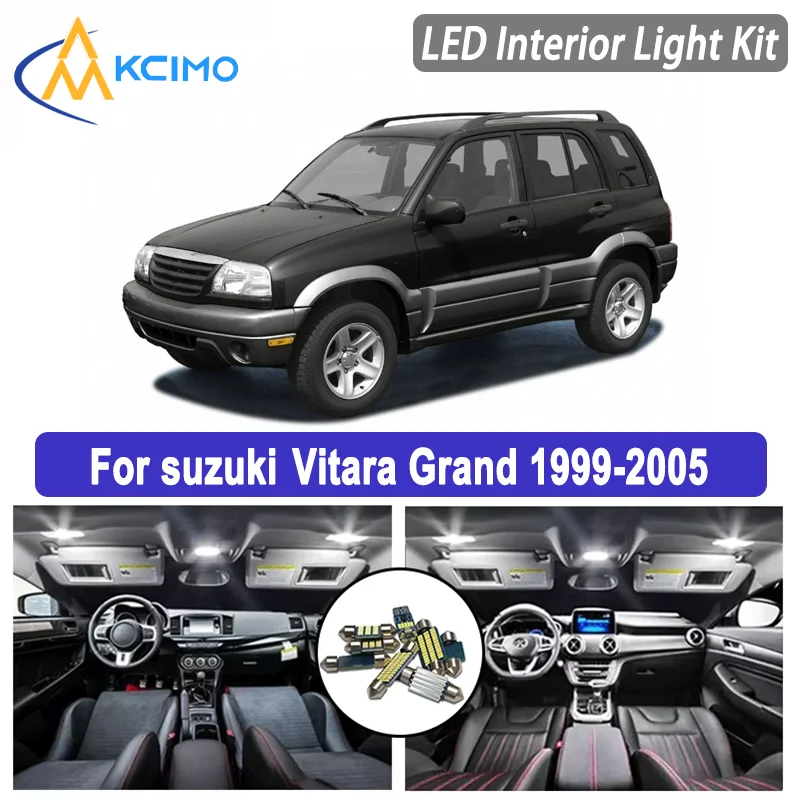 

Canbus For suzuki Vitara Grand Vitara MK2 1999-2005 Car Bulbs Auto Accessories LED Interior Reading Dome Trunk Light Kit