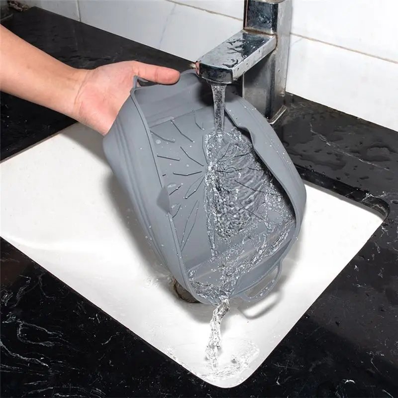 Bandeja de goteo A78I para freidora de aire, bandeja de goteo de aceite antiadherente mejorada de 2 piezas, bandeja de goteo para horno, horno freidora de aire