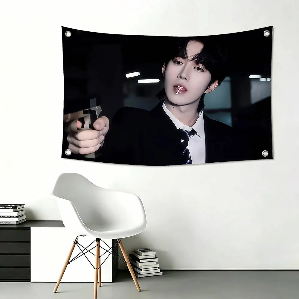 Huang Xing Eliot Huang D-Desire The Series Flags Wall Hanging Tapestry Outdoor Garage Room Decorative flag Background Blanket