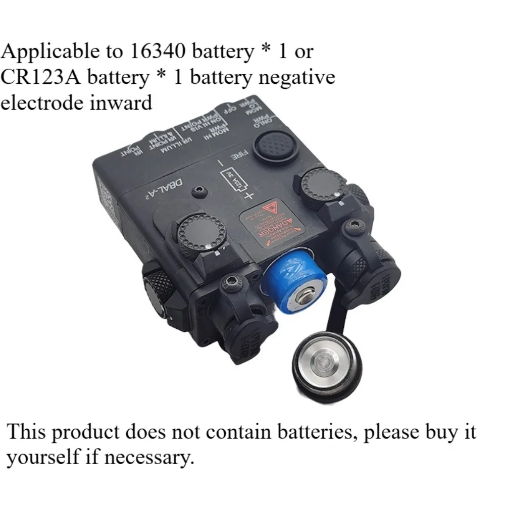 

Flashlight lighting with flash no IR DBAL-A2 nylon version tactical red laser indicator