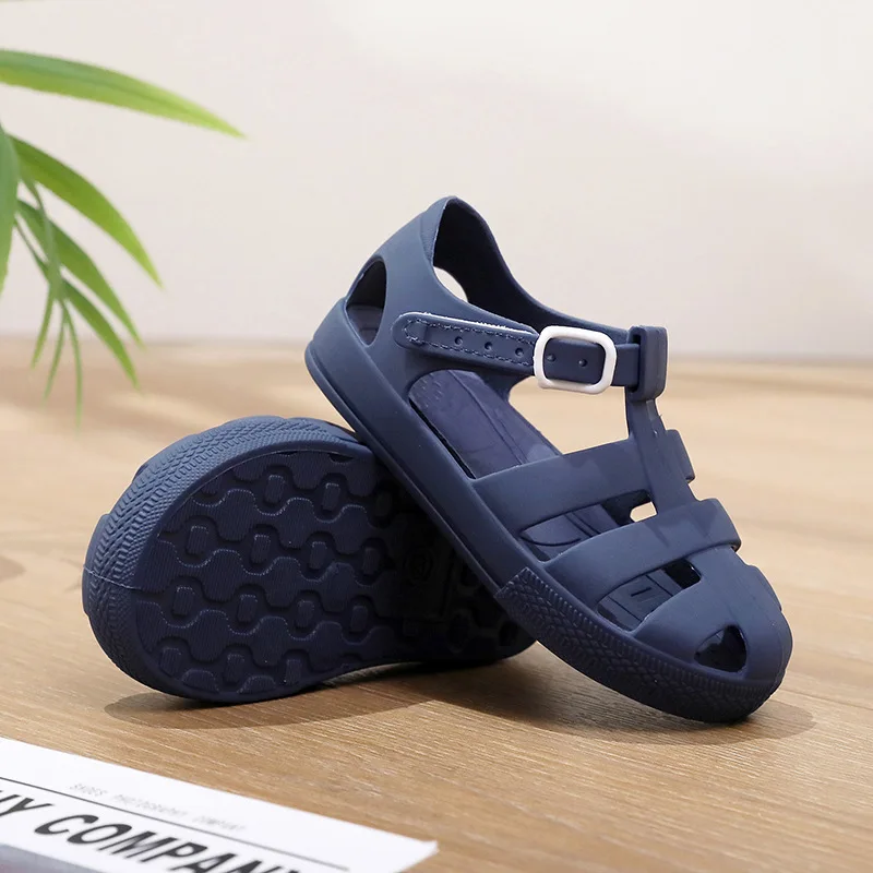 New Mini Brazil Roman Sandals Boys Girls Sandals Flox Jelly Shoes Sandals Children\'S Shoes Roman Hollow Breathable Sandals