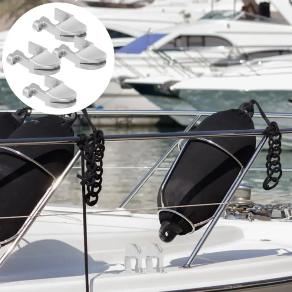 Tough Nylon Boat Bumper Clips Strong ABS Adjustable Design Boat Bumper Holders Marine Grade T Rail Fixings Marine Vessels Clips