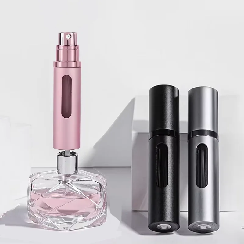 

3Pcs Glass Refillable Perfume Bottle Spray Scent Pump Portable Travel Empty Cosmetic Containers Mini Spray Atomizer Bottles