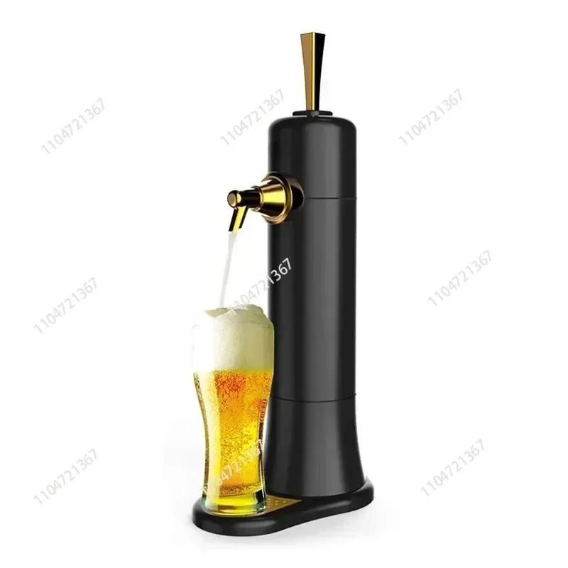 Ultrasonic Beer Foam Maker Machine Base Pump Bubbler Maker Beer Foam Separators Portable Electric Beer Dispensers Machine  1pcs