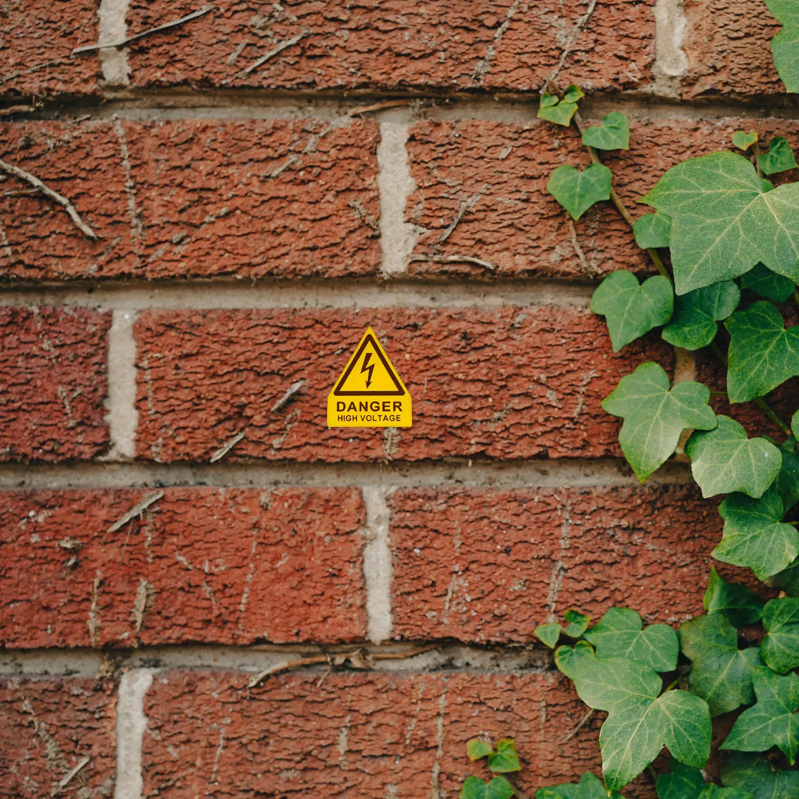 6Pcs Electrical Safety Warning Sign High Voltage Danger Yellow Triangle Label Self Adhesive for Machinery Equipment Panel