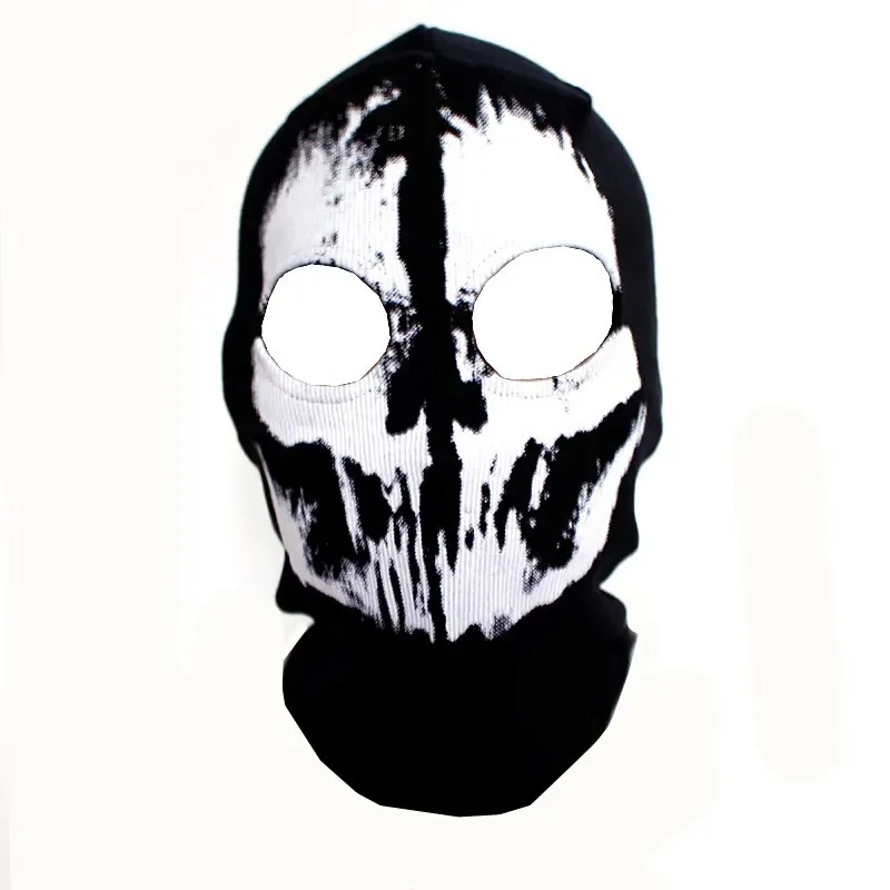 Call of Duty Pure Cotton Counter Terrorism Elite White Skull Pattern Headgear Cosplay Costumes Accessories for Halloween Party