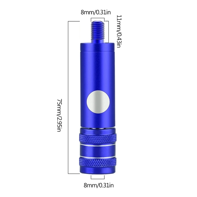 Adaptador cabeça pouso liberação rápida, adaptador universal pouso peixes, peça montagem,