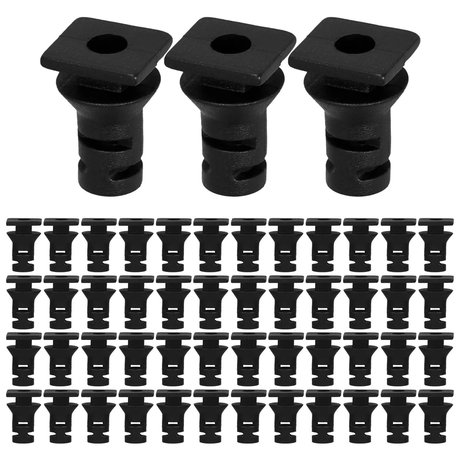 

100pcs Joints Electrical Strain Relief Cord Connector Cord Grip Abs Material Wire Hole Strain Relief Cable Glands Cable