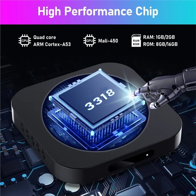 New Design~ For H96 Max M5 Smarttv Box Rockchip RK3318 Android11.0 4K HD Video Decording Smart Android TV Box EU PLUG 1G+8G