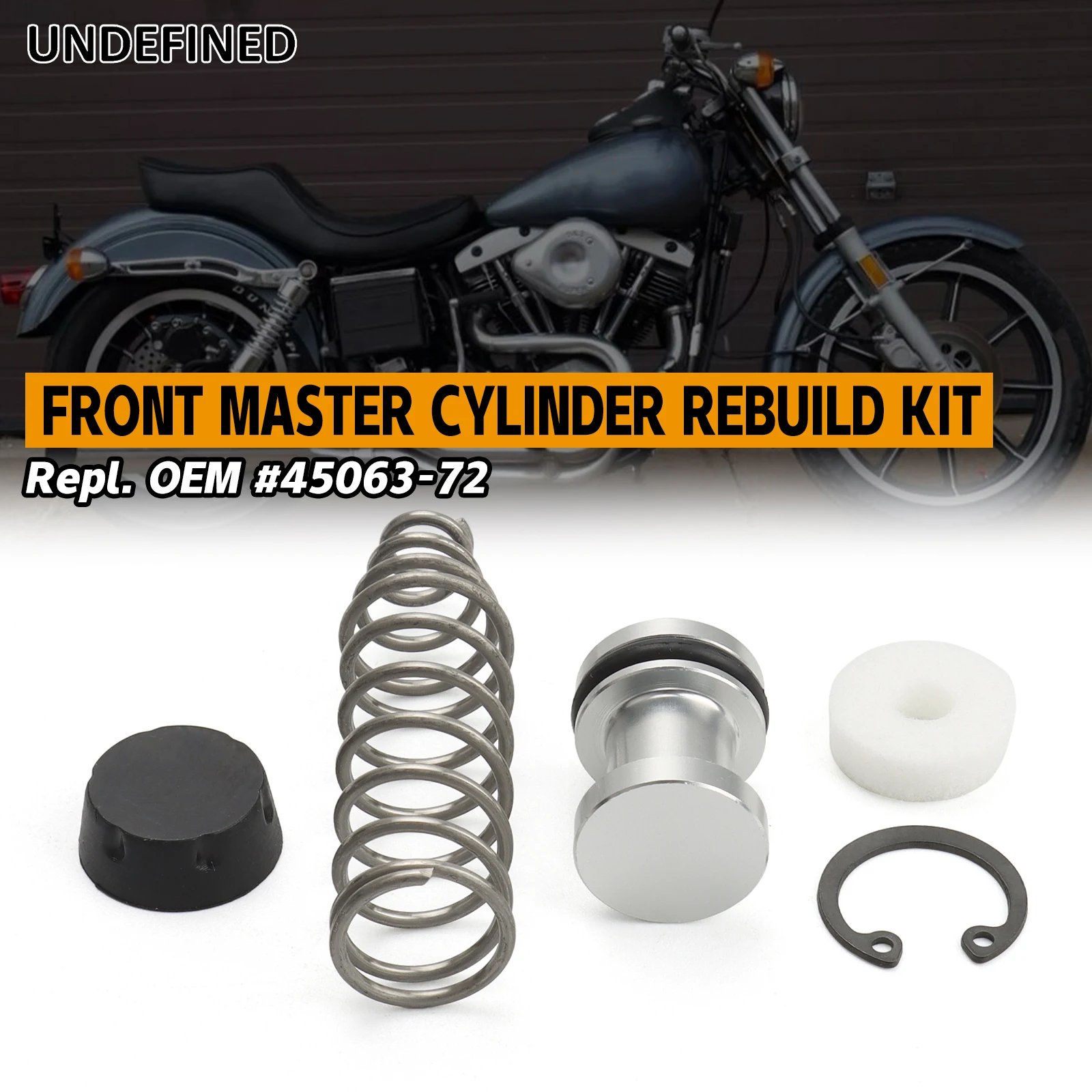 Motorcycle Front Master Cylinder Rebuild Kit 11/16' 9/16